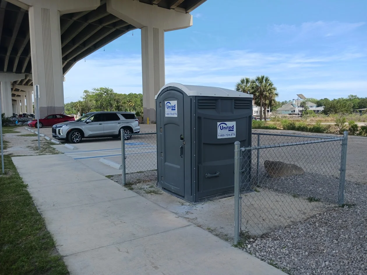portolet at palm valley west boat ramp